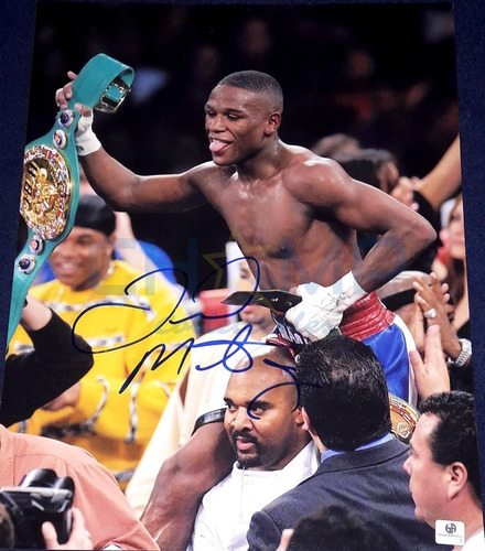 Foto Autografiada Floyd Mayweather Jr. Box Boxeo Money Tmt