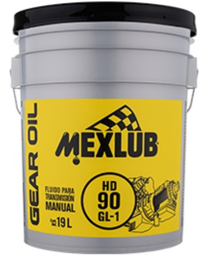 Aceite Mexlub Transmision Manual Hd 90 Gl-1 Cub 19l