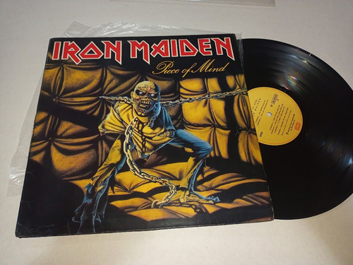 Iron Maiden Piece Of Mind Lp Metallica Motorhead Ac/dc Dr666