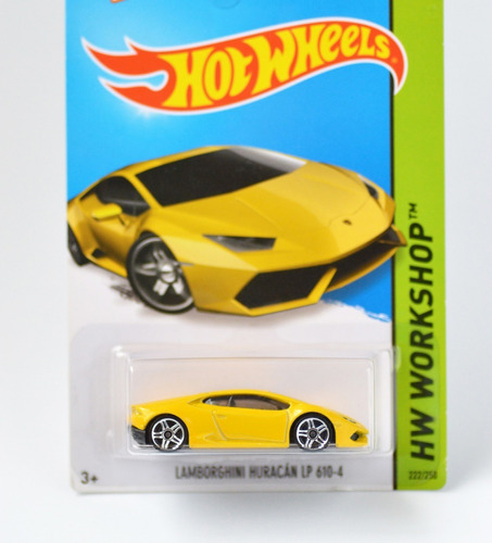 Hot Wheels Juguete 2014  Lamborghini Huracan Color Amarillo 