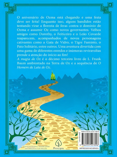 A Magia De Oz, De Baum, L. Frank. Editora Principis, Capa Mole Em Português