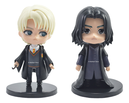 Figura Muñeco Gashapone Harry Potter Draco Y Snape