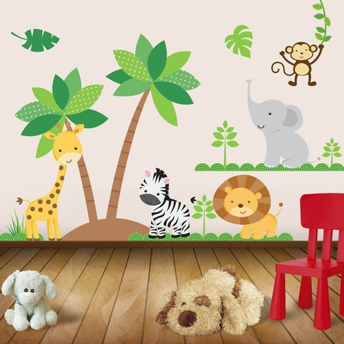 Vinilo Decorativo Para Bebe Animalitos