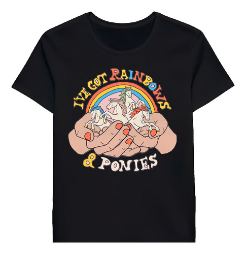 Remera Ive Got Rainbows And Ponies 40536838