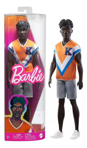 Barbie Fashionista Ken Negro Roupa Esportiva 203 Mattel