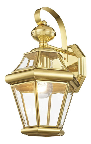 Imagen 3 de 6 de 2161-02farol De Pared Para Exteriores (cristal Biselado Tran