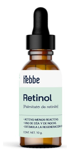 Retinol Vitamina A Liquida Palmitato De Retinilo Puro 10 Ml Tipo de piel Sensible