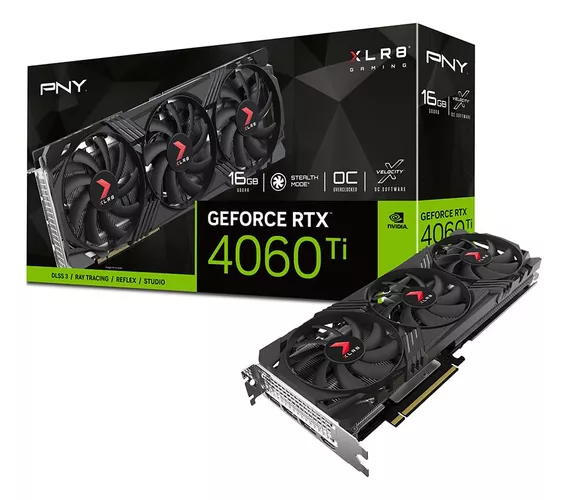 Placa De Video Pny Geforce Rtx 4060 Ti 16gb Xlr8