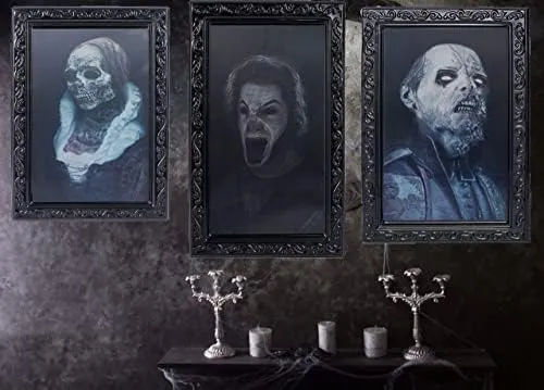 4 Pack Decoración Interior De Halloween Marco De Fotos Con C