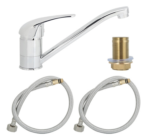 Grifo De Agua G1/2 Pulgadas Con Rosca De Cobre Para Cocina F