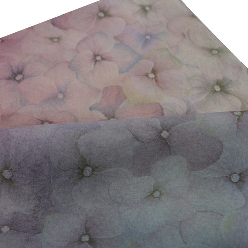 Papel Seda Estampado Flores Tie Dye 50x70 Com 50 Folhas