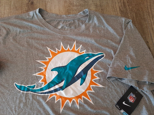 Imagen 3 de 3 de ¡ùnica! Remera Nike Miami Dolphins Nfl Xxl