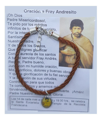 Pack 6 Pulsera De Fray Andresito, Hecha A Mano