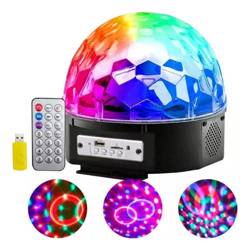 Media Bola De Luces Audio Rítmica Ideal Para Fiestas