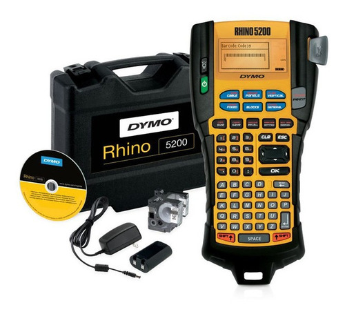 Kit Rotulador Dymo Rhino 5200 3/4'' Con Estuche Duro