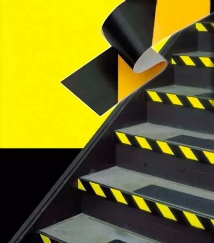 Imagen 3 de 8 de Cinta Demarcatoria Tesa Cebrada Premium - Pvc- 50mm X 66m.