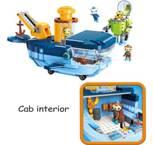 Little Froggy Building Block Toys The Octonauts Gup-c De Con