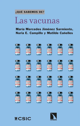 Las Vacunas, De María Mercedes Jiménez Sarmiento. Editorial Catarata, Tapa Blanda En Español, 2022