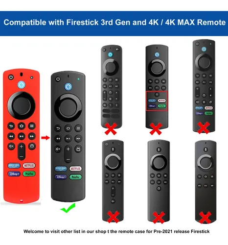Tokerse Paquete De 3 Fundas Para Control Remoto Para Firesti