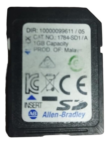 1784-sd1/a Allen Bradley Memoria 1gb De Programador Usado.