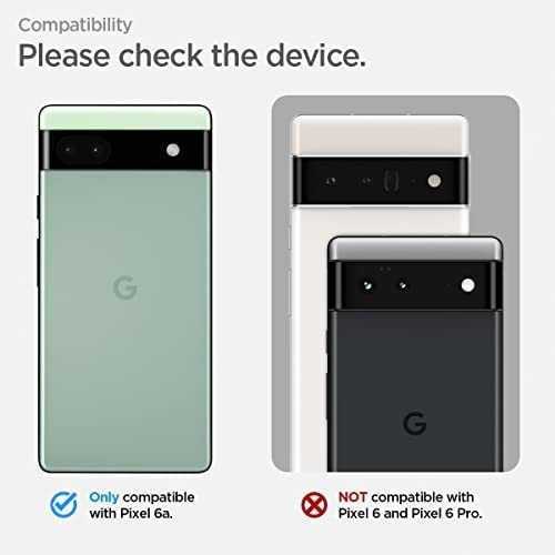 Imagen 2 de 8 de Funda Spigen Liquid Air Para Google Pixel 6a - Negro