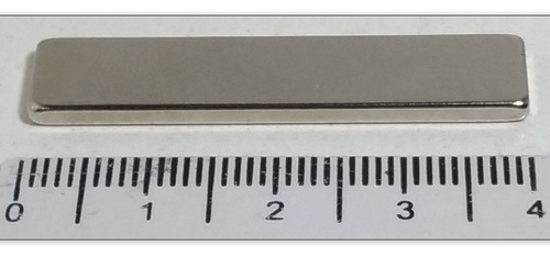 Imã De Neodímio 40mm X 9mm X 2mm 4 Peças Super Ímãs Fortes