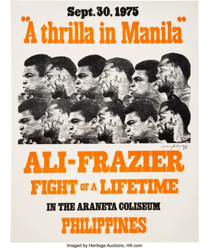 comprar Cuadro 60x90cm Muhammad Ali Boxeo Leyenda Box M4