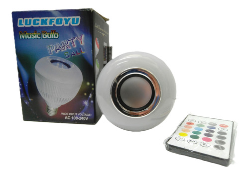 Lampada Musical Bluetooth Luzes Coloridas Party Ball Rgb