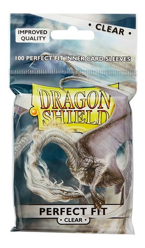 Dragon Shield Perfect Fit Clear Card Sleeves Standard