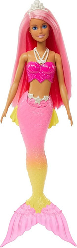 Barbie Dreamtopia, Sirena Aleta Rosa, Muñeca Para Niñas A Pa