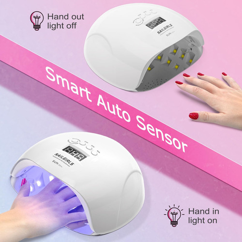 Lámpara De Uñas Uv Led Secador De Uñas De 150 W Para Esmalte