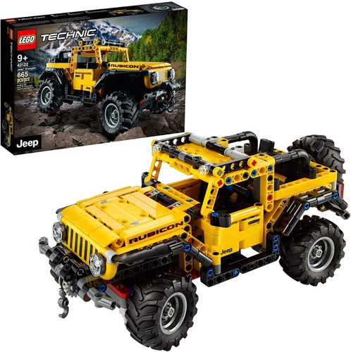Kit Technic 42122 Jeep Wrangler 665 Peças Lego