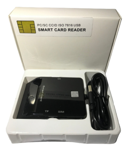 Lector De Dni Electrónico Smart Card Sd Microsd Reader Usb