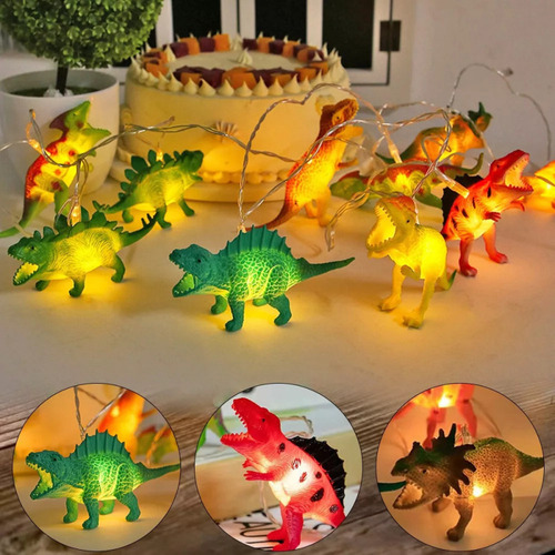 Cadena De Luces Led Para Mc Con Diseño De Dinosaurio Para