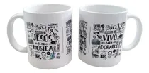 Comprar Taza Cerámica- Jesús Es Mi Música - Regalería Blanco Jesús Es Mi Música, Mi Fuente De Inspiración
