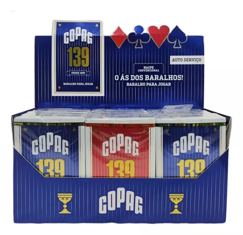 Baralho 139 Tradicional COPAG  Naipe Convencional ou Grande