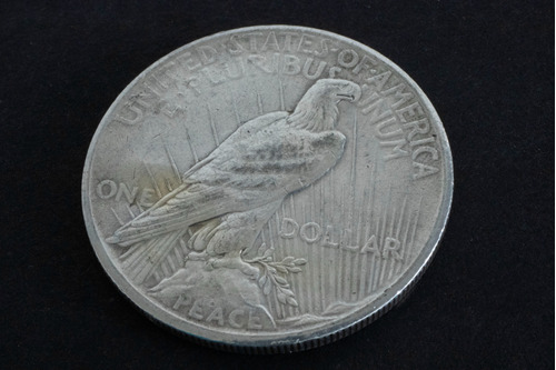 Moneda One Dolar Peace 1925 Plata