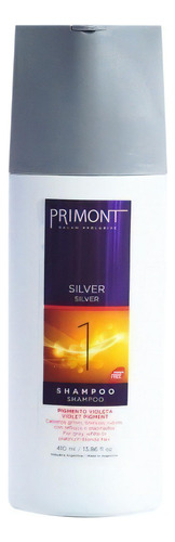 Primont Shampoo Silver Matizador Pelo Rubio Gris Blanco X410