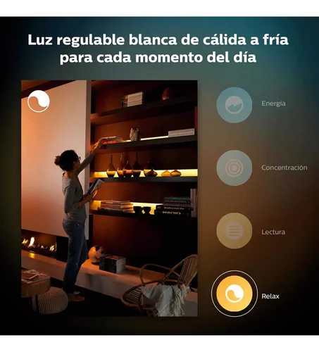 Kit Philips Hue Lightstrip Plus V4 Bluetooth 4 Metros