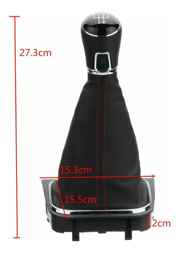Palanca Funda Pomo Para Golf Jetta Bora Mk4 Mk5 Mk6