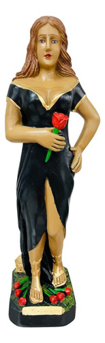 Imagem Pomba Gira Dama Da Noite 35 Cm Gesso Umbanda Cor Único