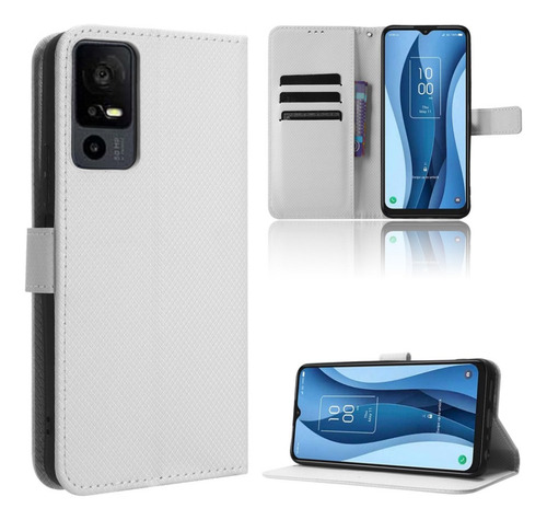 Funda Para Tcl 40 Nextpaper 5 G Partículas Diamante Textura