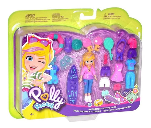 Polly Pocket Pack De Accion Increible Mattel Gbf85