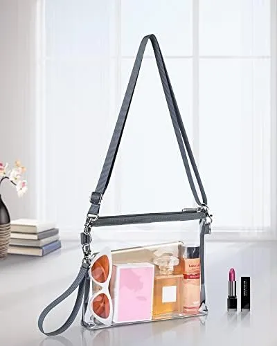 Bagenius Clear Purse Stadium Para Mujer, Bolso Transparente