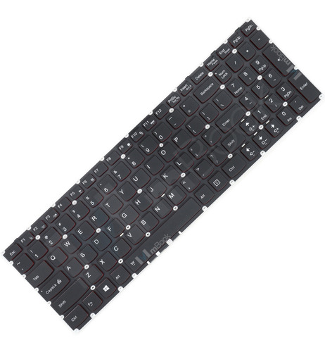 Teclado Para Lenovo Y50-70 Layout Us Cor Leia A Descrição