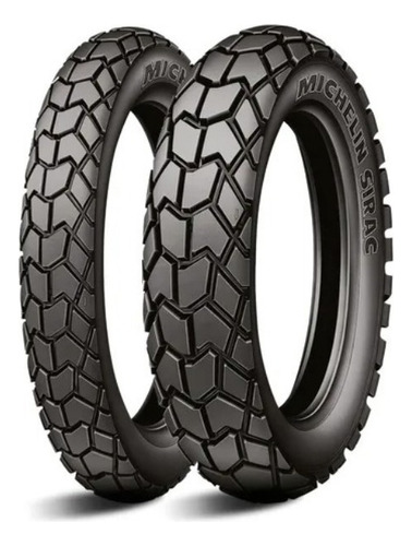 Par Pneu Michelin Sirac 90/90-19+110/90-17 Bros125/150/160