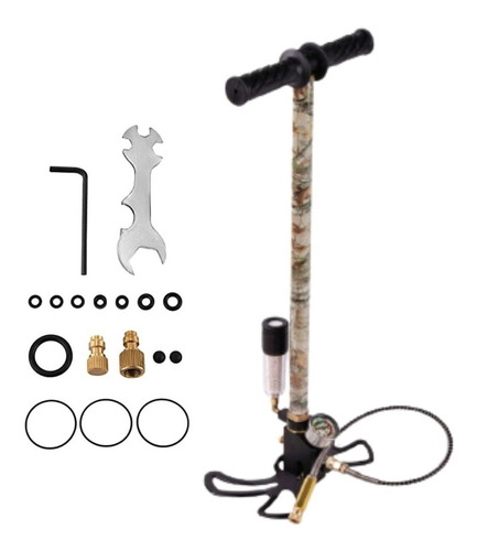 Bomba Pcp Beeman 3 Etapas Aire 4500psi Camo 6601 Xchws P