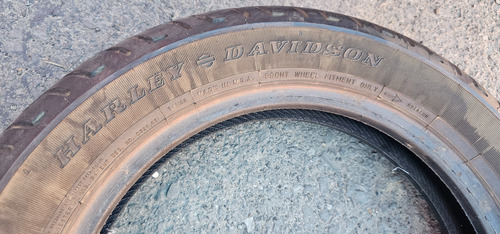 3 Llanta Dunlop D402f Mt90b16 Harley Davidson Delantera Moto (Usado)