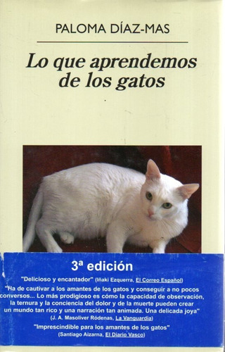 Lo Que Aprendemos De Los Gatos Paloma Diaz Mas 