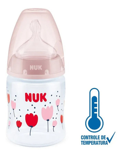 Mamadeira 150ml Com Controle De Temperatura Girl - Nuk